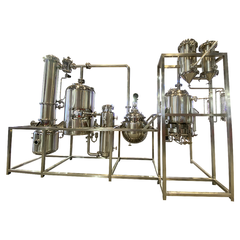 化工制藥食品小型實(shí)驗(yàn)室多功能提取、濃縮、醇沉、回收機(jī)組